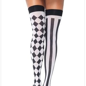 Harlequin thigh highs NWOT